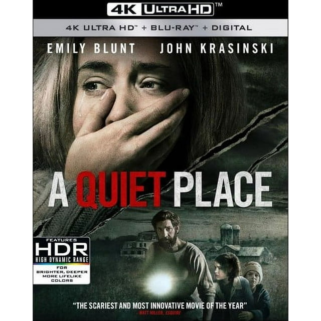 A Quiet Place (4K Ultra HD + Blu-ray + Digital) (VUDU Instawatch Included)