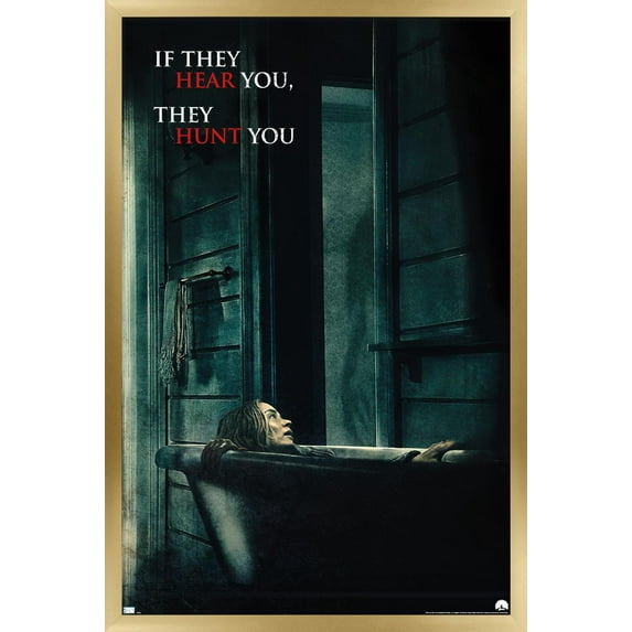 A Quiet Place - One Sheet Wall Poster, 14.725" x 22.375" Framed