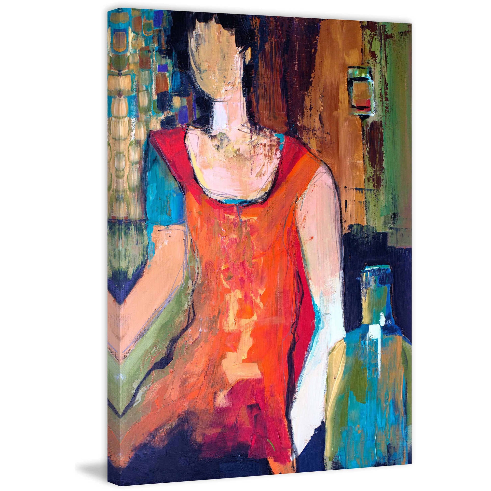 "A Quiet Sunday" Painting Print on Wrapped Canvas