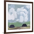 thumbnail image 1 of Art.com A Quiet Village II Art Print by Melissa Wang, Brown Frame Wall Art, 38" x 38", 1 of 5