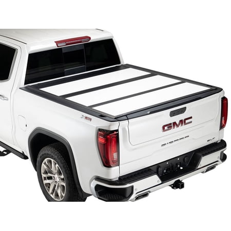 A.R.E. AR32006-PR4 Fusion Painted Hard Fold Truck Bed Tonneau Cover Fits 2015 - 2021 Dodge Ram w/o RamBox 5' 7" Bed (67") Paint Code: PR4 Flame Red