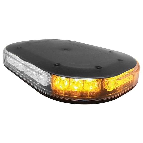A.R.E. by RealTruck Rival Lighting System | 23705-81546 | 9.8" LED Strobe Beacon, Bolt-on Mount, Amber/White