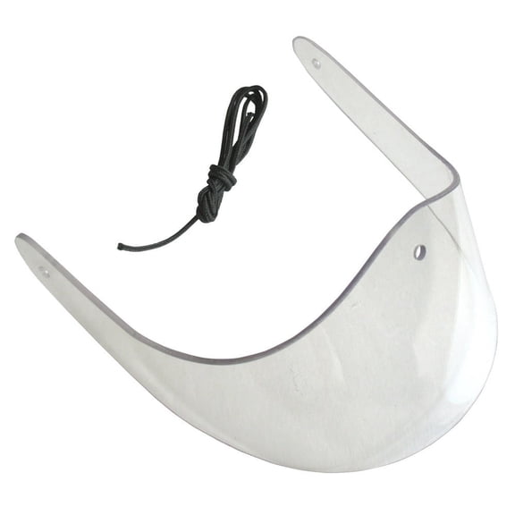 A&R Pro Series Ice Hockey Goalie R Style LEXAN SHIELD THROAT GUARD, 30" Lace