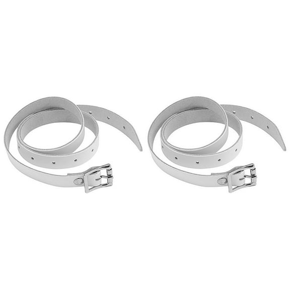 A&R Pro Series 34" Set of 2 Hockey Goalie Leg Straps, Leather w/ Metal Buckle