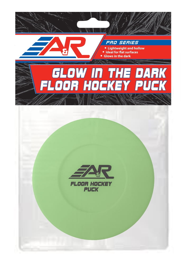 A&R Sports Glow in the Dark Floor Hockey Puck