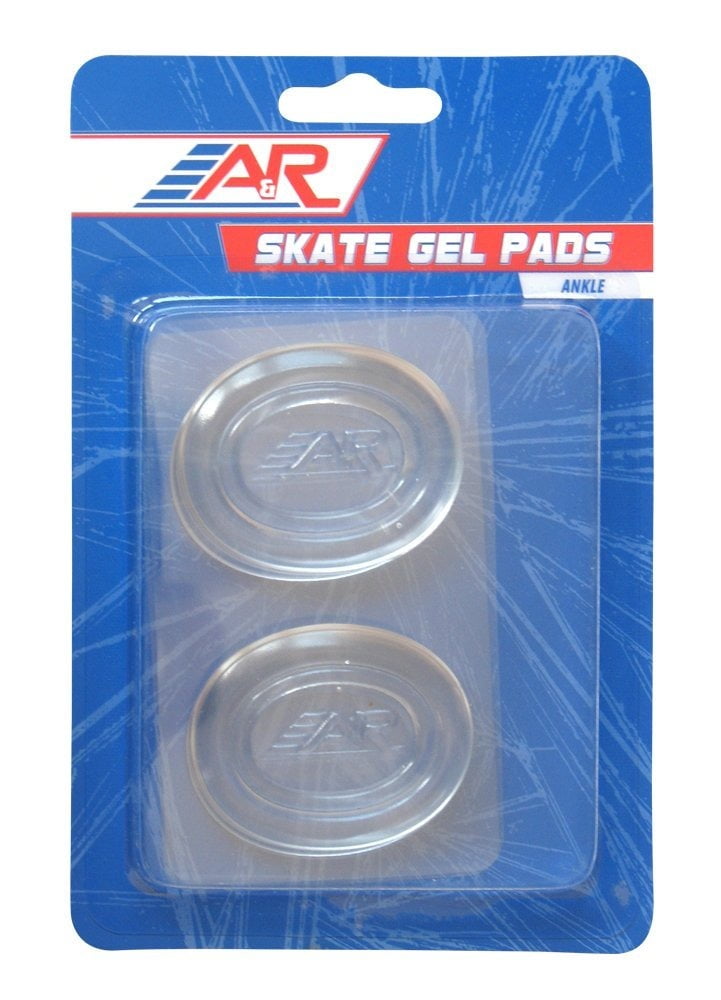 A&R Sports Hockey Skate Ankle Gel Pads, (2) Pairs, Easily Attach to Skates
