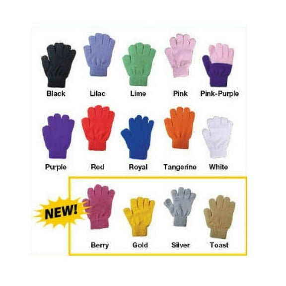 A&R Sports Knit Gloves, One Size Fits Most - Pink