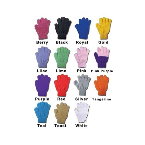 A&R Sports Knit Gloves, One Size Fits Most - Tangerine
