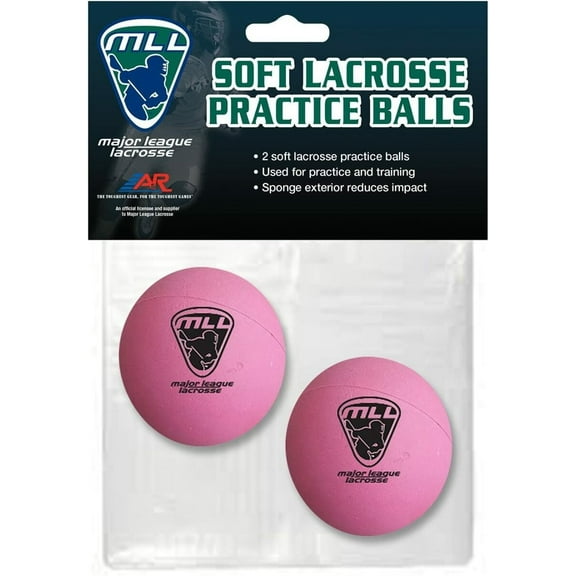 A&R Sports MLL Soft Lacrosse Practice Balls (Set of 2) - Pink