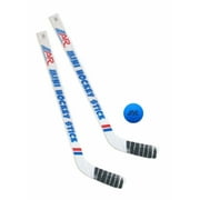 A&R Sports Mini Knee Hockey Stick Set, 2 Sticks & 1 Sponge Ball