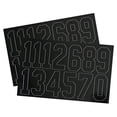 thumbnail image 1 of A&R Sports Number Decals, 2-Inch, Black, 1 of 2