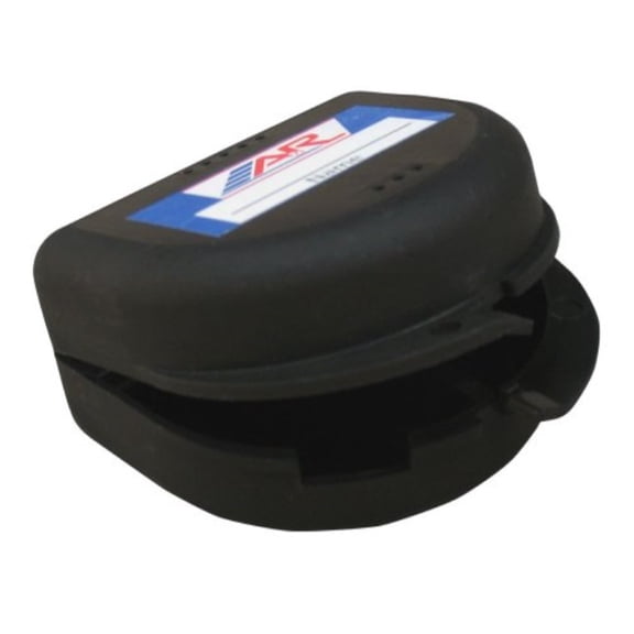 a&r sports mouth guard case, black