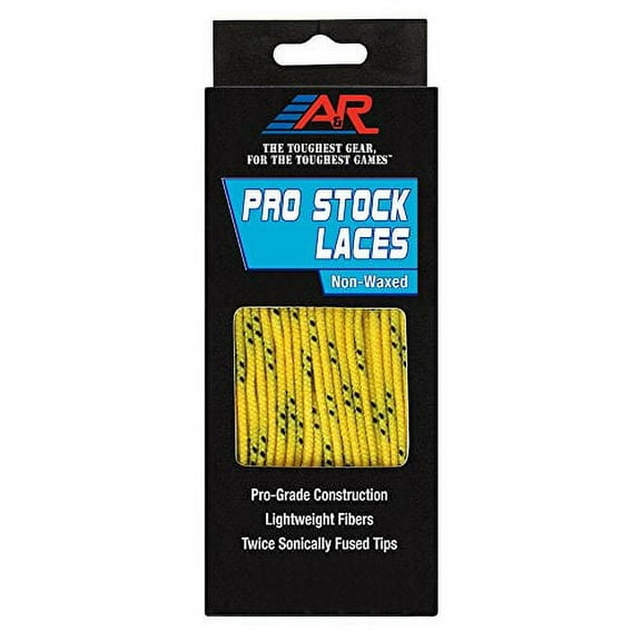 A&R Sports Pro-Stock Laces Yellow 96"