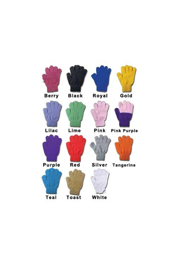 Thin Knit Skating Gloves, Glove Liners - Adult, One Size - Teal