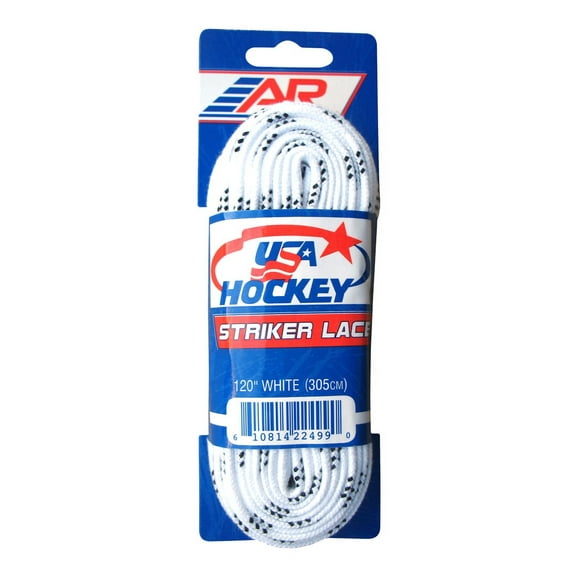A&R Sports USA Hockey Laces, White, 120"