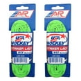 thumbnail image 1 of A&R Sports USA Hockey Striker Laces, Waxed 72" - Lime, 1 of 3