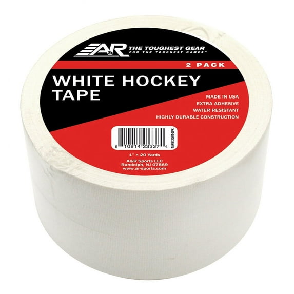A&R Sports White Hockey Tape, 2 Pack