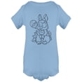 thumbnail image 1 of A Rabbit With Carrots Bodysuit Infant -Image by Shutterstock,  24 Months, 1 of 2