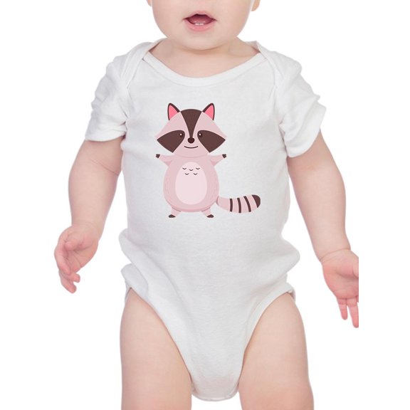 A Raccoon With Open Arms Bodysuit Infant -Image by Shutterstock, 6 Months