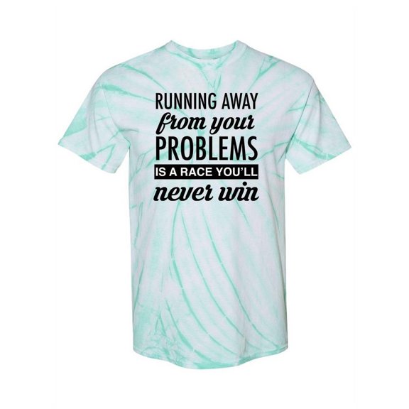 A Race You'll Never Win Tie-Dye Cyclone Men -Smartprints Designs, Male x-Large