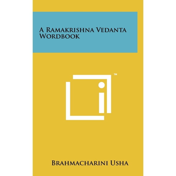 A Ramakrishna Vedanta Wordbook (Hardcover)