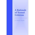thumbnail image 1 of Pre-Owned A Rationale of Textual Criticism (Paperback) 0812214099 9780812214093, 1 of 1