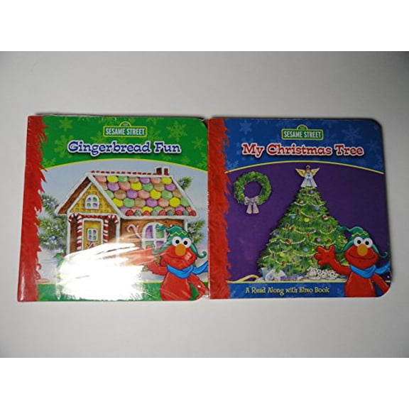 Pre-Owned A Read Along With Elmo Book: Gingerbread Fun and My Christmas Tree Paperback