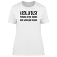 thumbnail image 1 of A Really Busy Quote Tee Men's -Image by Shutterstock, 1 of 2