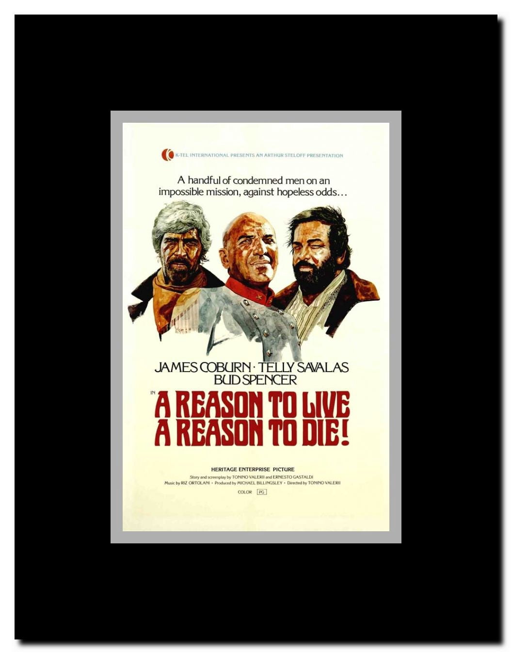 A Reason to Live a Reason to Die Framed Movie Poster