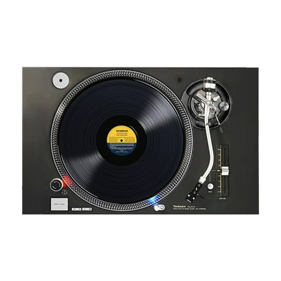 A Record Player Pattern Non-Slip Doormat Microfiber Entrance Rug Home Decor 15.74X23.62Inch