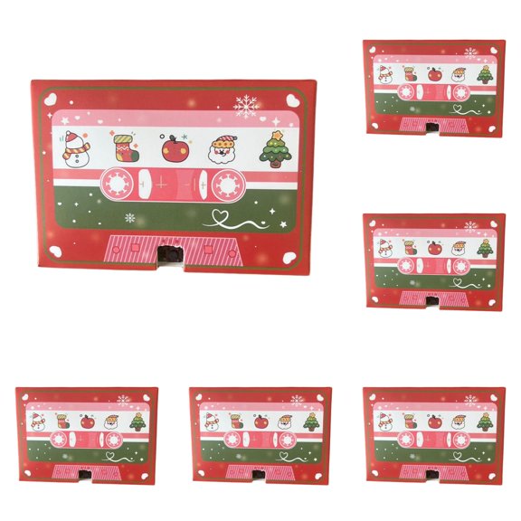 A Recorded Greeting Card That Can Be Recorded For And Played In A Loop 80 Is A Great Choice 6PCS, 7x10 cm, Red 6Packs
