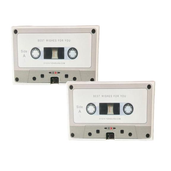 A Recorded Greeting Card That Can Be Recorded For And Played In A Loop 80 Is A Great Choice, 7x10 cm, Grey 2Packs