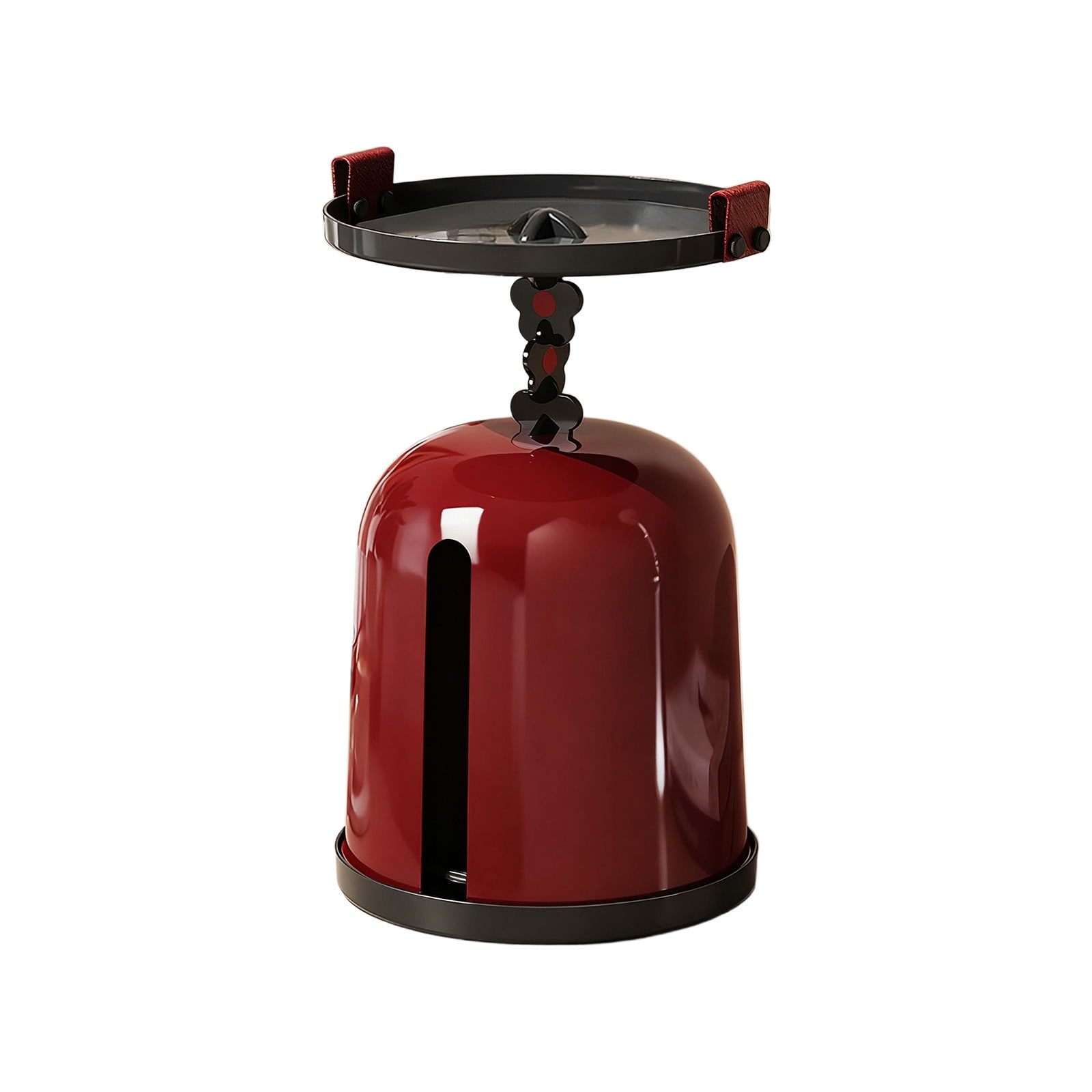 A Red Plastic Waterproof Tissue Box Cover Storage Rack Desktop ...