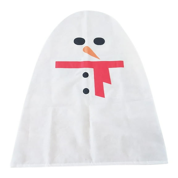 A Red Scarf Design Christmas Tree Cover For Plant Protection With Non-Woven Material For Outdoor Use