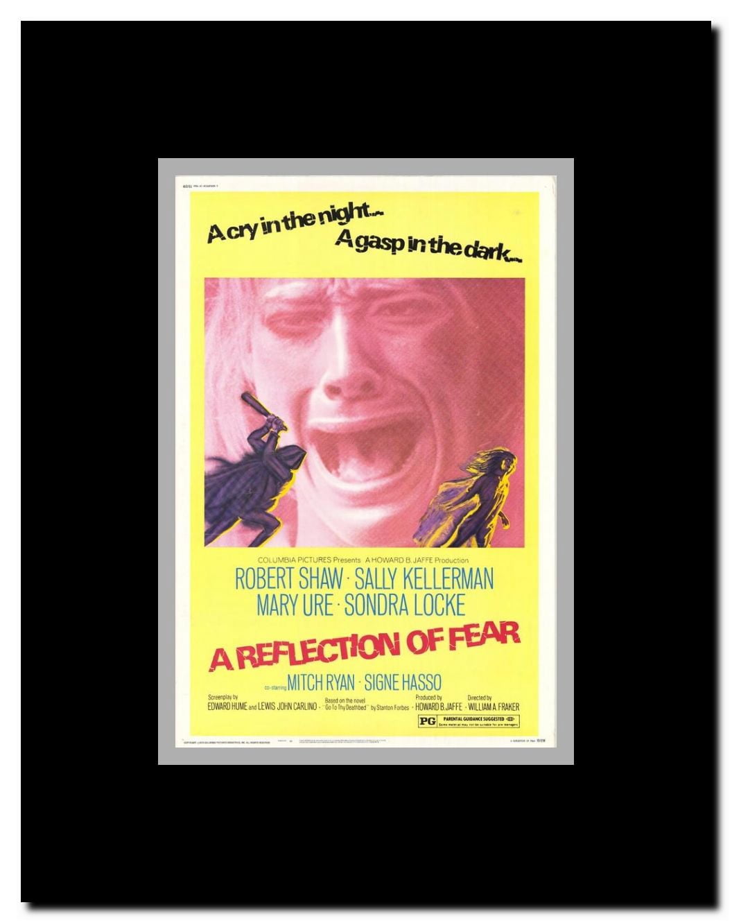 A Reflection of Fear Framed Movie Poster