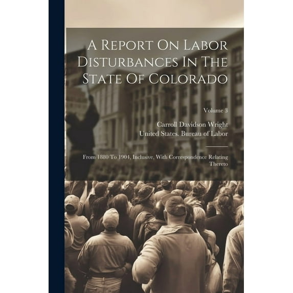 A Report On Labor Disturbances In The State Of Colorado (Paperback)