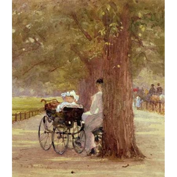 A Rest In The Row Poster Print by Rose Maynard Bartom (24 x 24)