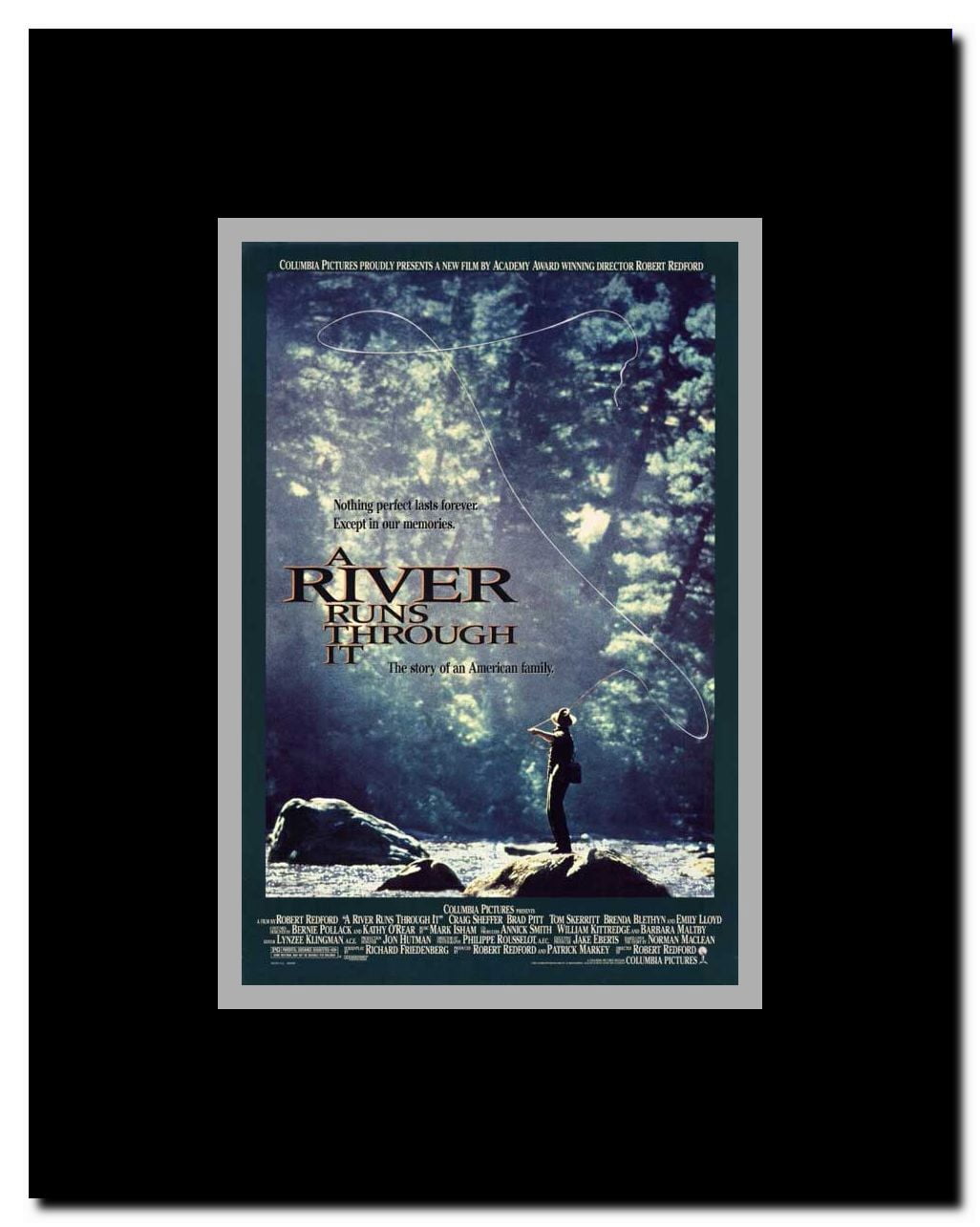 A River Runs Through It Framed Movie Poster