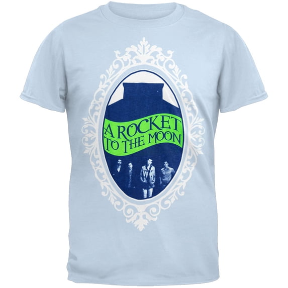 A Rocket To The Moon Men's Frame Soft Short Sleeve T Shirt