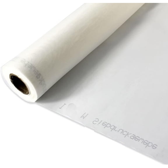 A Roll of 110M (43T) Screen Fabric Silk Screen Mesh Screen Printing Mesh 63 Inches Wide Length 40 Yard White