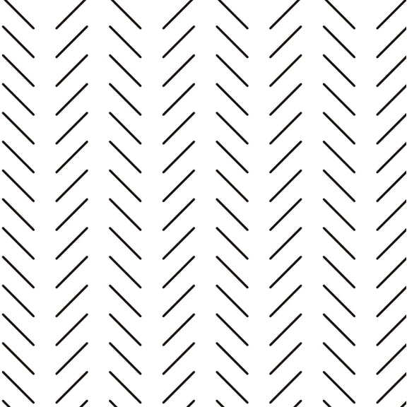 A Room with Black Line Vinyl Wall Decals, Peel and Stick Modern Boho Stickers, 300 Stripes with a Reference Template for Sticking