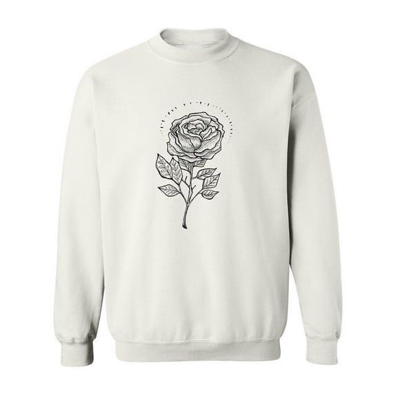 A Rose Sweatshirt Men -Image by Shutterstock, Male 5X-Large