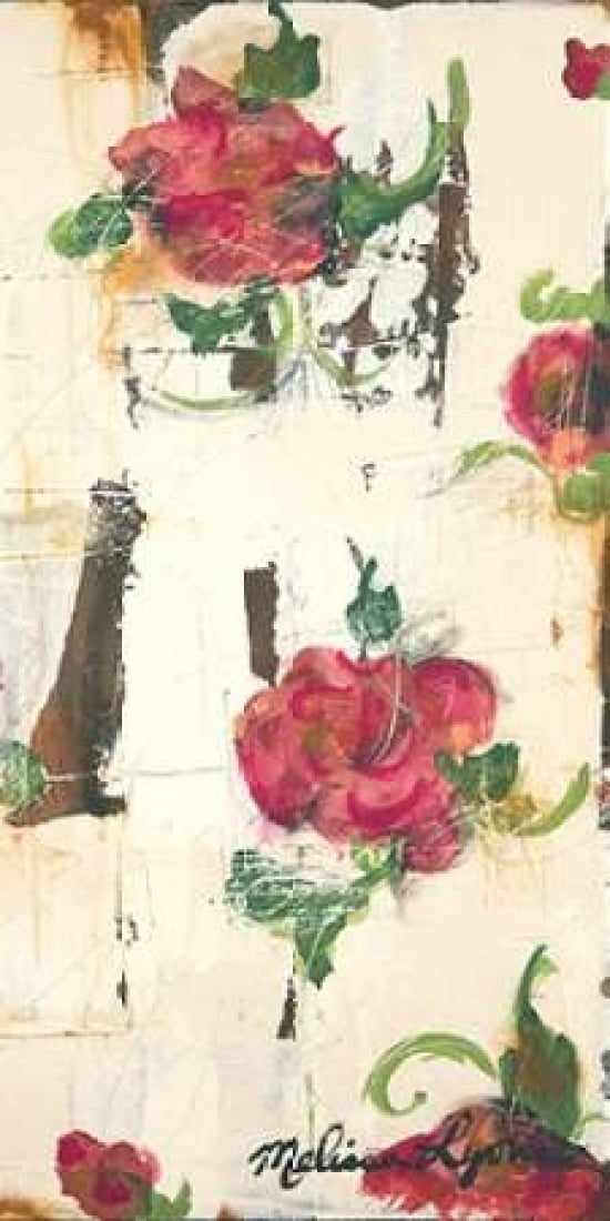 A Rose is a Rose II Canvas Art - Melissa Lyons (24 x 48)