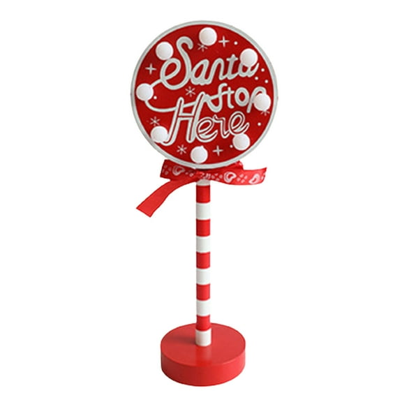 A Round Shape Christmas Street Sign Decorative Lights With Led Mood Lighting For Home And Holiday Decor