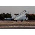 thumbnail image 1 of A Royal Air Force Typhoon fighter plane taking off Poster Print by Timm Ziegenthaler/Stocktrek Images (34 x 22), 1 of 1