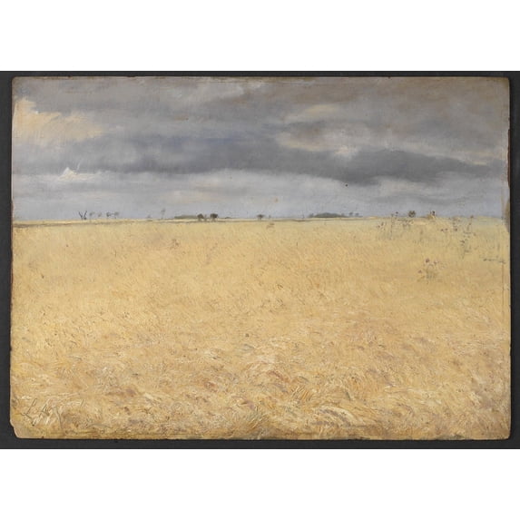 A Rye Field near Ring Village (1887) Poster Print by Laurits Andersen Ring (18 x 24)