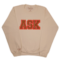 thumbnail image 1 of A.S.K. Appliqued Fleece Sweatshirt – Cozy Style with a Positive Message, 1 of 2
