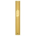 thumbnail image 1 of A&S Mezuzot Aluminum Mezuzah Case with Exclusive Modern Shin Design Easy Peel and Stick Judaica Door Mezuza for Parchment Scroll (Gold, 7 Inches), 1 of 5