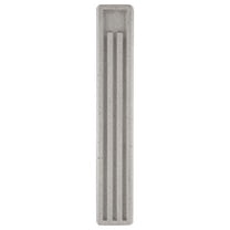 A&S Mezuzot Modern Cement Mezuzah Case with Long Lines Net Shin Design Home Blessing Door Mezuzah (Cement, 7 Inches)