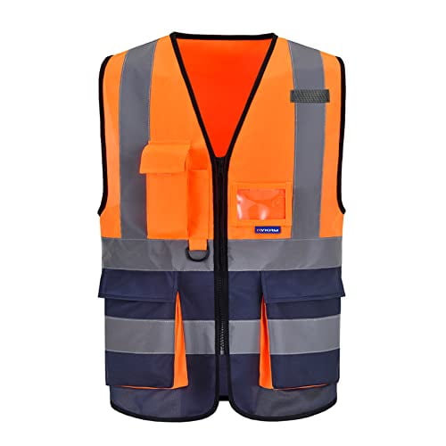 A-SAFETY 21 colors High Visibility Reflective Work Safety Vest(XS-8XL)